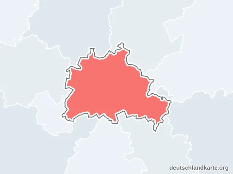 Karte von Berlin