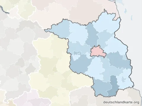 Karte von Brandenburg