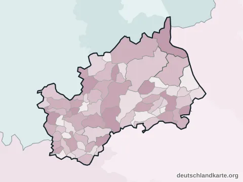 Vorschau: Ortskarte vom Landkreis Ahrweiler