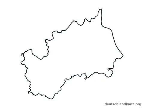 Vorschau: Umrisskarte vom Landkreis Ahrweiler