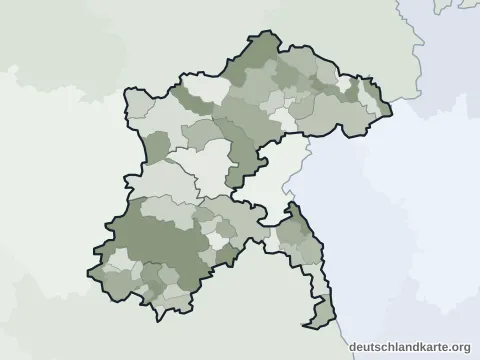 Vorschau: Ortskarte vom Alb-Donau-Kreis
