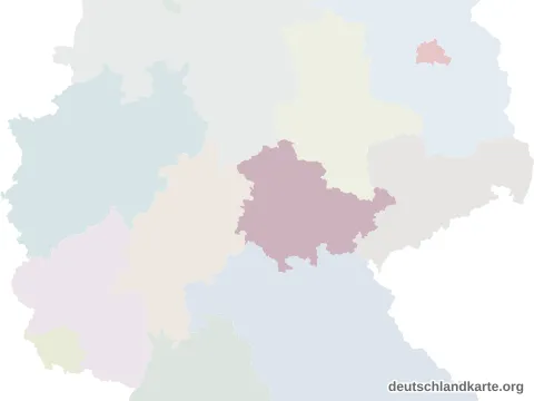 Vorschau: Lagekarte vom Landkreis Altenburger Land