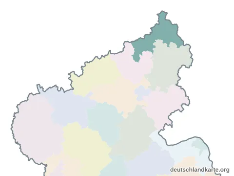 Karte: Landkreis Altenkirchen (Westerwald) in Rheinland-Pfalz