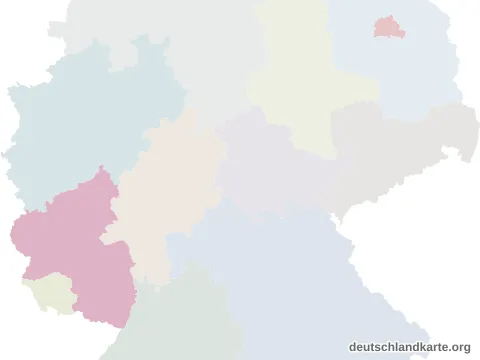 Vorschau: Lagekarte vom Landkreis Altenkirchen (Westerwald)
