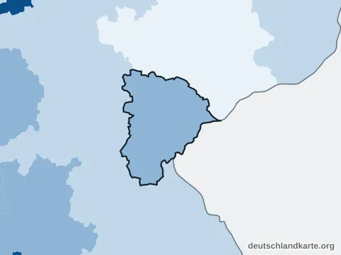 Vorschau: Bevölkerungsdichte vom Landkreis Altötting