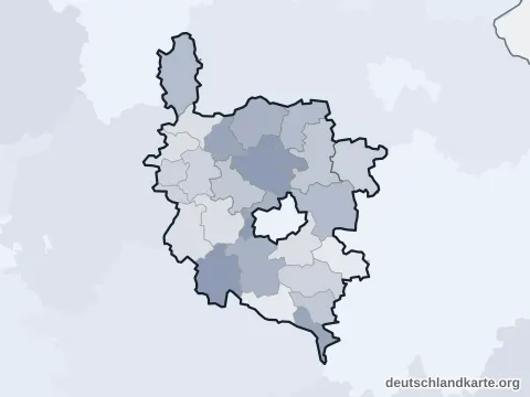 Vorschau: Verwaltungsgliederung vom Landkreis Amberg-Sulzbach