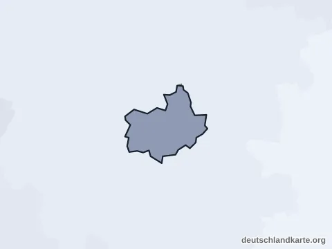 Vorschau: Ortskarte von der kreisfreien Stadt Amberg