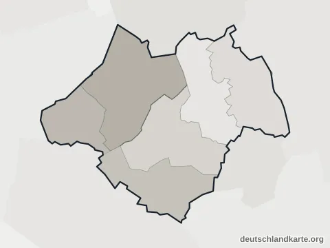 Vorschau: Verwaltungsgliederung vom Landkreis Ammerland