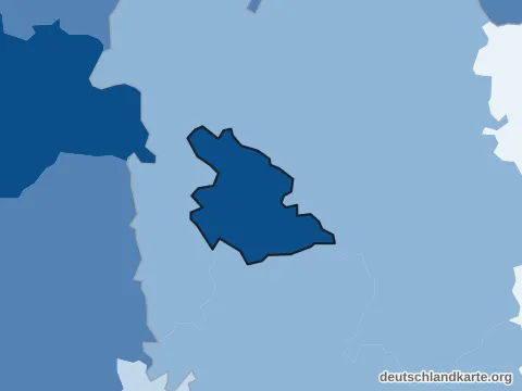Vorschau: Bevölkerungsdichte von der kreisfreien Stadt Aschaffenburg