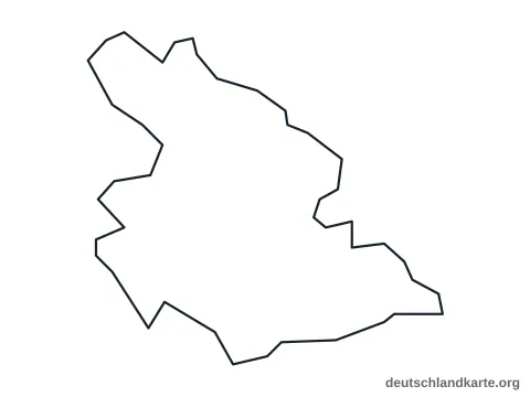 Vorschau: Umrisskarte von der kreisfreien Stadt Aschaffenburg