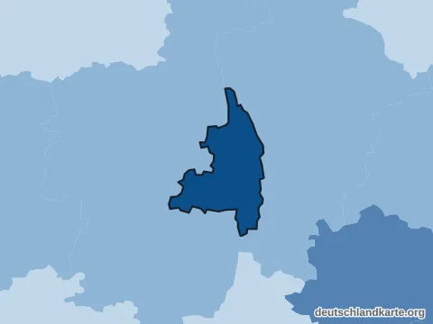 Vorschau: Bevölkerungsdichte von der kreisfreien Stadt Augsburg