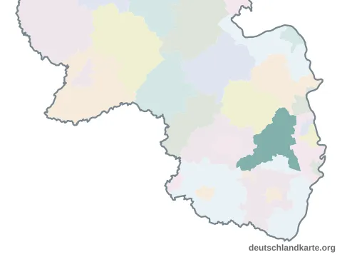 Vorschau: Karte im Bundesland vom Landkreis Bad Dürkheim