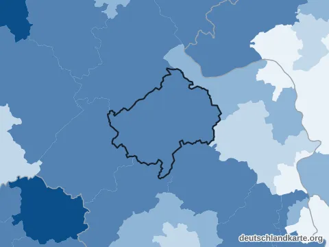 Vorschau: Altersstruktur vom Landkreis Bad Kreuznach