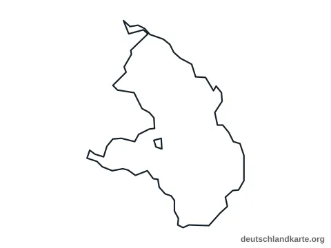 Vorschau: Umrisskarte vom Stadtkreis Baden-Baden