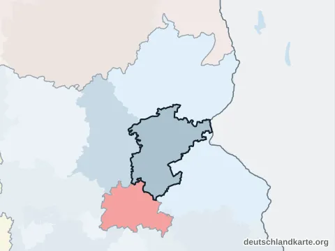 Vorschau: Nachbarkreiskarte vom Landkreis Barnim