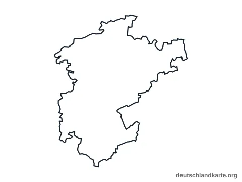 Vorschau: Umrisskarte vom Landkreis Barnim