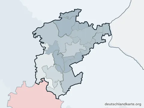 Vorschau: Verwaltungsgliederung vom Landkreis Barnim