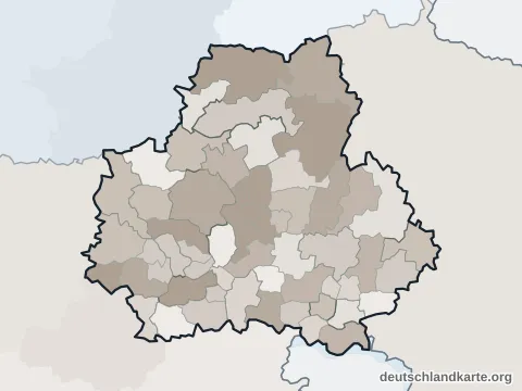 Verwaltungsgliederung: Landkreis Bautzen