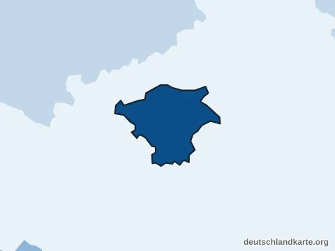 Vorschau: Bevölkerungsdichte von der kreisfreien Stadt Bayreuth
