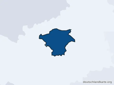 Vorschau: Einwohnerkarte von der kreisfreien Stadt Bayreuth