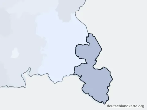 Vorschau: Nachbarkreiskarte vom Landkreis Berchtesgadener Land