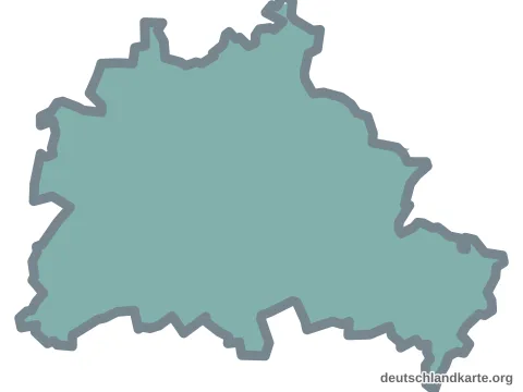 Vorschau: Karte im Bundesland von der kreisfreien Stadt Berlin