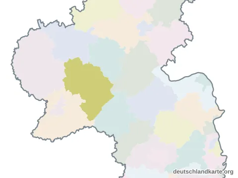 Vorschau: Karte im Bundesland vom Landkreis Bernkastel-Wittlich
