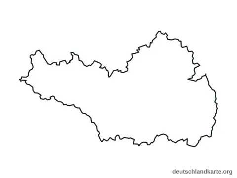 Vorschau: Umrisskarte vom Landkreis Biberach