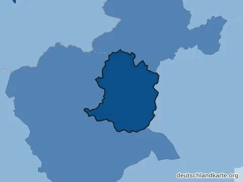Vorschau: Bevölkerungsdichte von der kreisfreien Stadt Bielefeld