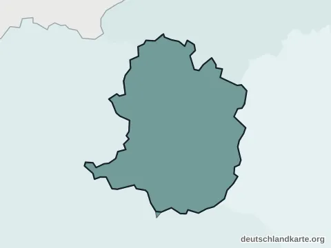 Vorschau: Ortskarte von der kreisfreien Stadt Bielefeld