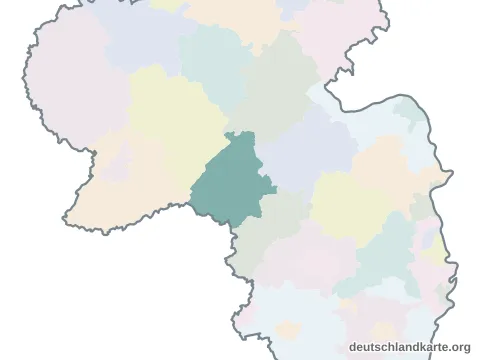 Vorschau: Karte im Bundesland vom Landkreis Birkenfeld