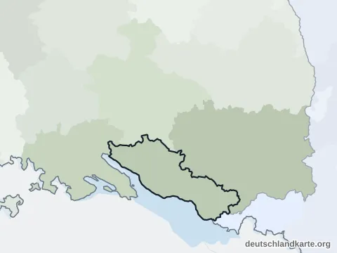 Vorschau: Nachbarkreiskarte vom Bodenseekreis