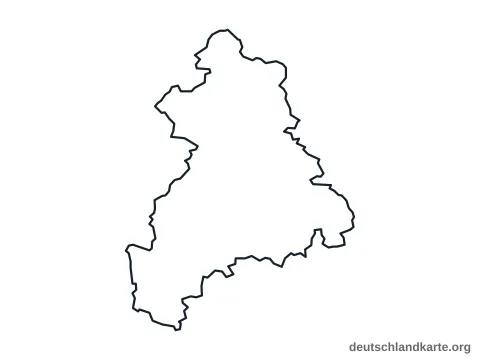 Vorschau: Umrisskarte vom Landkreis Böblingen