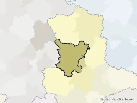 Vorschau: Nachbarkreiskarte vom Landkreis Börde