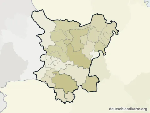 Vorschau: Verwaltungsgliederung vom Landkreis Börde