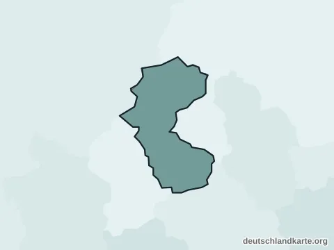 Vorschau: Ortskarte von der kreisfreien Stadt Bottrop