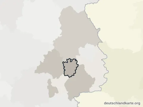 Vorschau: Nachbarkreiskarte von der kreisfreien Stadt Braunschweig