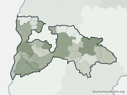 Vorschau: Verwaltungsgliederung vom Landkreis Breisgau-Hochschwarzwald