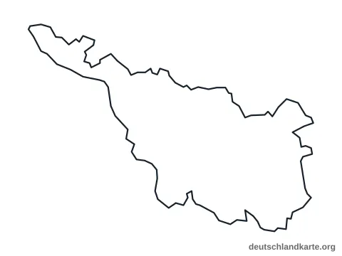 Umrisskarte: Kreisfreie Stadt Bremen