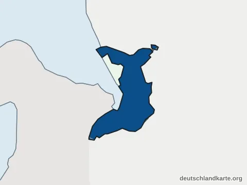 Vorschau: Einwohnerkarte von der kreisfreien Stadt Bremerhaven