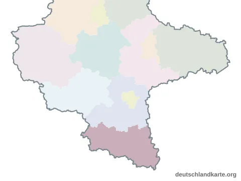 Vorschau: Karte im Bundesland vom Burgenlandkreis