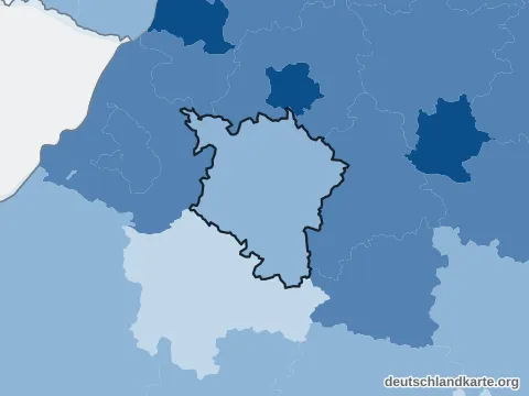 Vorschau: Bevölkerungsdichte vom Landkreis Calw