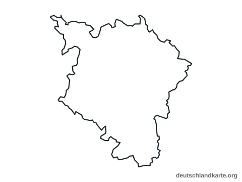 Vorschau: Umrisskarte vom Landkreis Calw