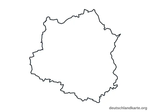 Vorschau: Umrisskarte vom Landkreis Celle
