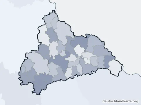 Vorschau: Verwaltungsgliederung vom Landkreis Cham