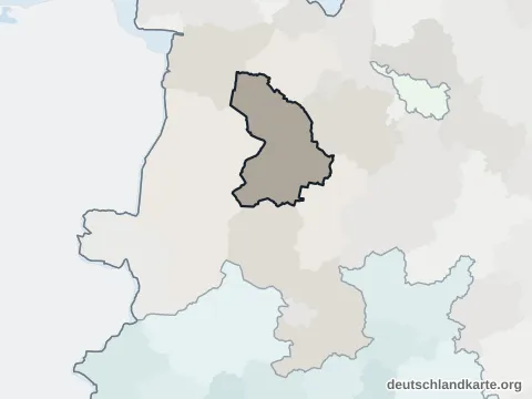 Vorschau: Nachbarkreiskarte vom Landkreis Cloppenburg
