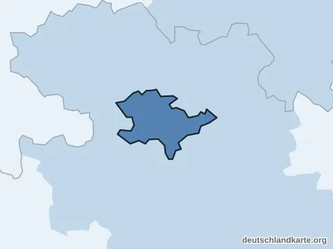Vorschau: Bevölkerungsdichte von der kreisfreien Stadt Coburg