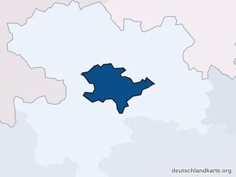 Vorschau: Einwohnerkarte von der kreisfreien Stadt Coburg