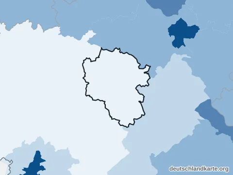 Vorschau: Bevölkerungsdichte vom Landkreis Cochem-Zell