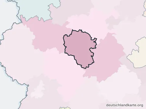 Vorschau: Nachbarkreiskarte vom Landkreis Cochem-Zell